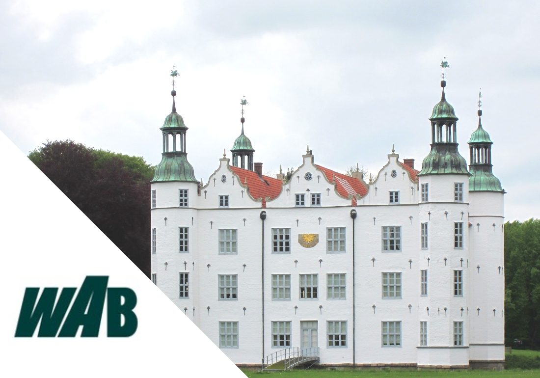 WAB Logo mit Schloss Ahrensburg