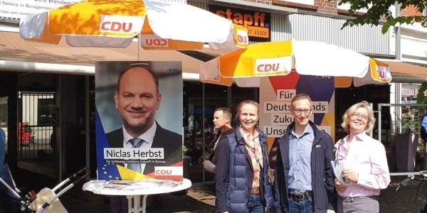 Europa Wahl: CDU-Stand