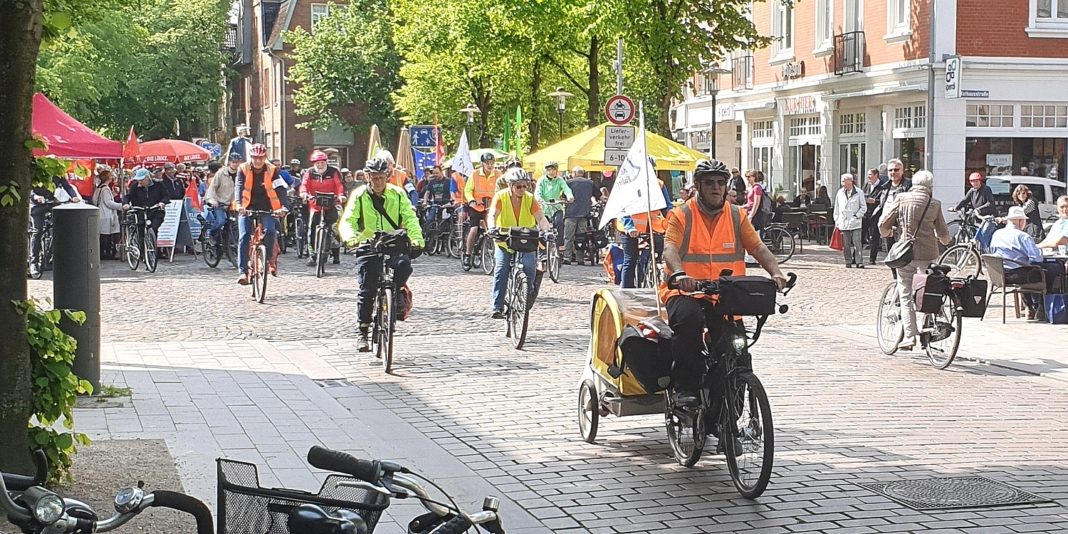 Fahrrad-Demo in Ahrensburg