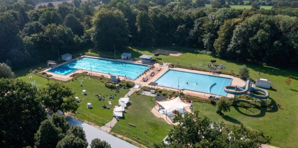 Bargteheide Freibad vor dem Saisonstart 2023 Eröffnung am 05.05.2023